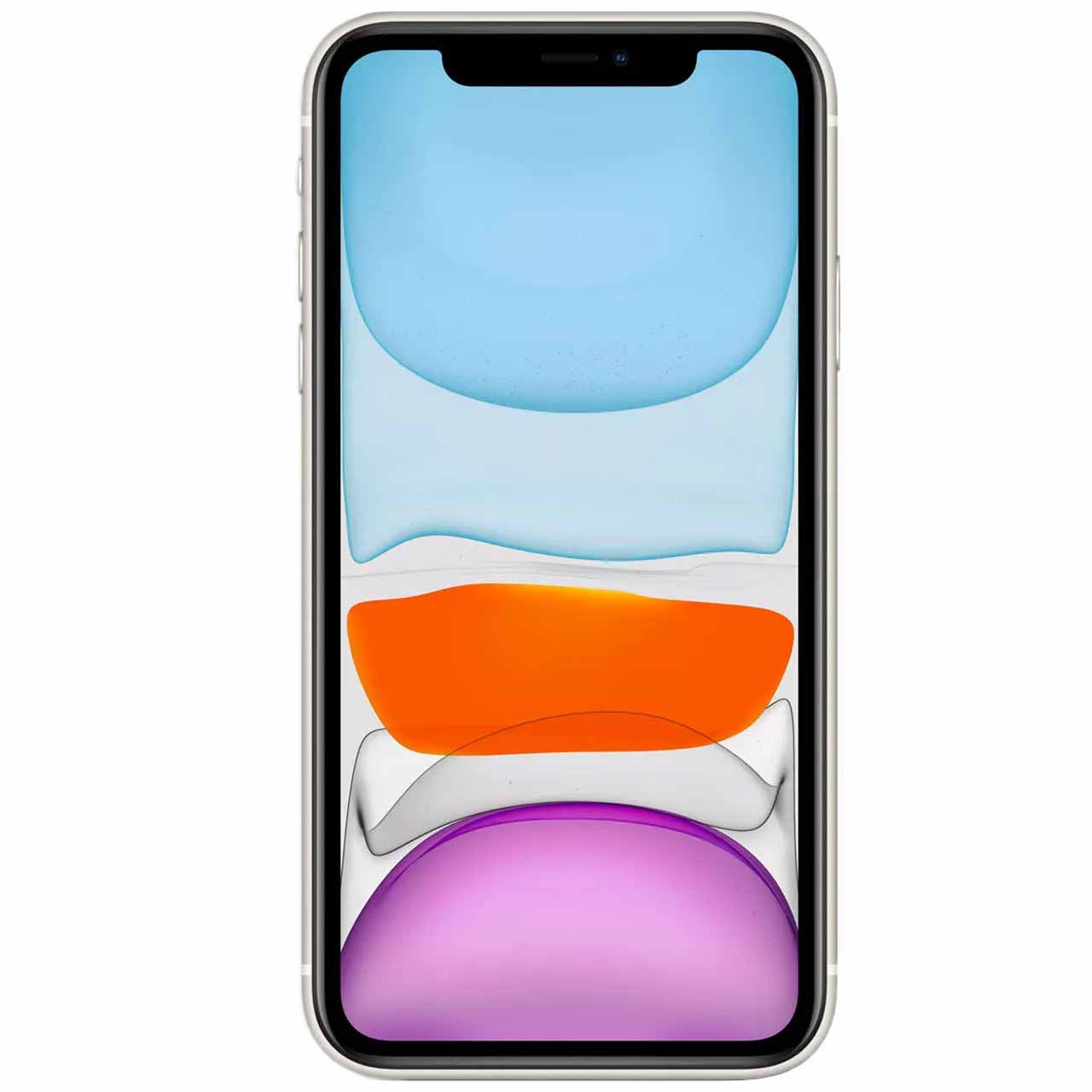 گوشی موبایل اپل مدل iPhone 11 A2223 دو سیم‌ کارت ظرفیت 128 گیگابایت و رم 4 گیگابایت-گوشی موبایل «iPhone 11» یکی از سه گوشی شرکت اپل است که در کنفرانس سال 2019 این شرکت معرفی شد. این گوشی نسبت به گوشی‌های Pro و Pro Max قیمت پایین‌تری دارد اما طراحی مشابهی با این محصولات دارد. یکی از اصلی‌ترین تفاوت‌ه ...